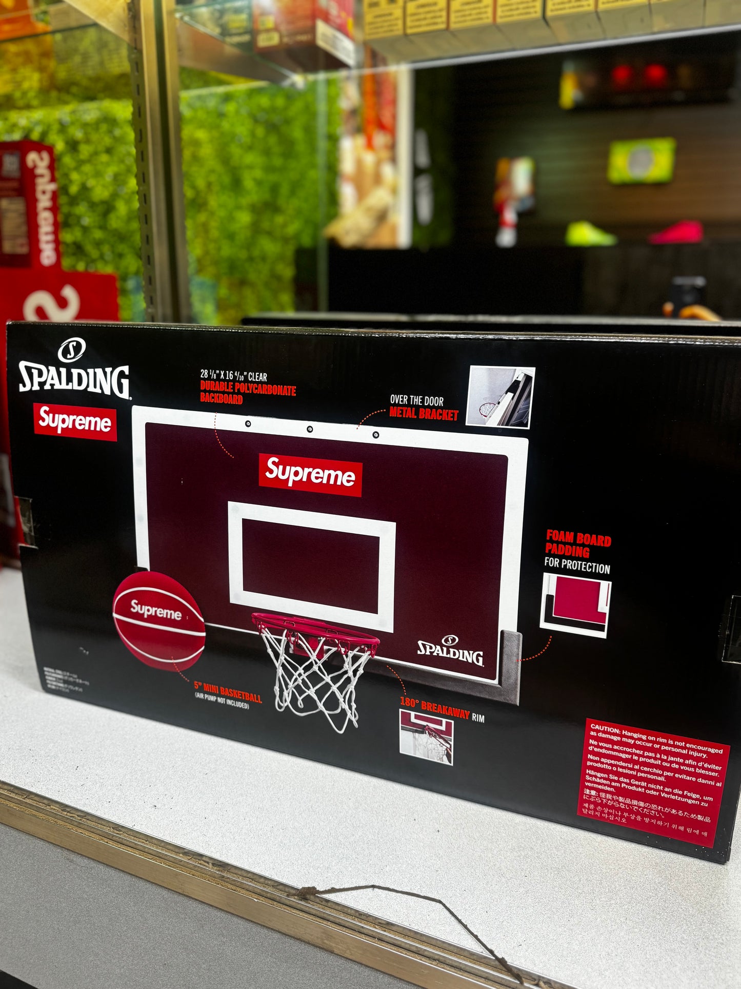Supreme x Spalding Basketball Hoop
