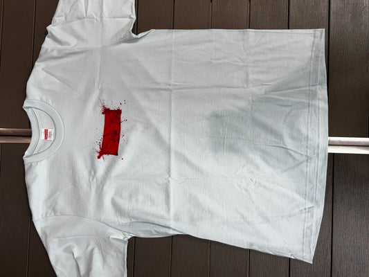 Supreme Ralph Steadman Box Log Tee - Pale Blue
